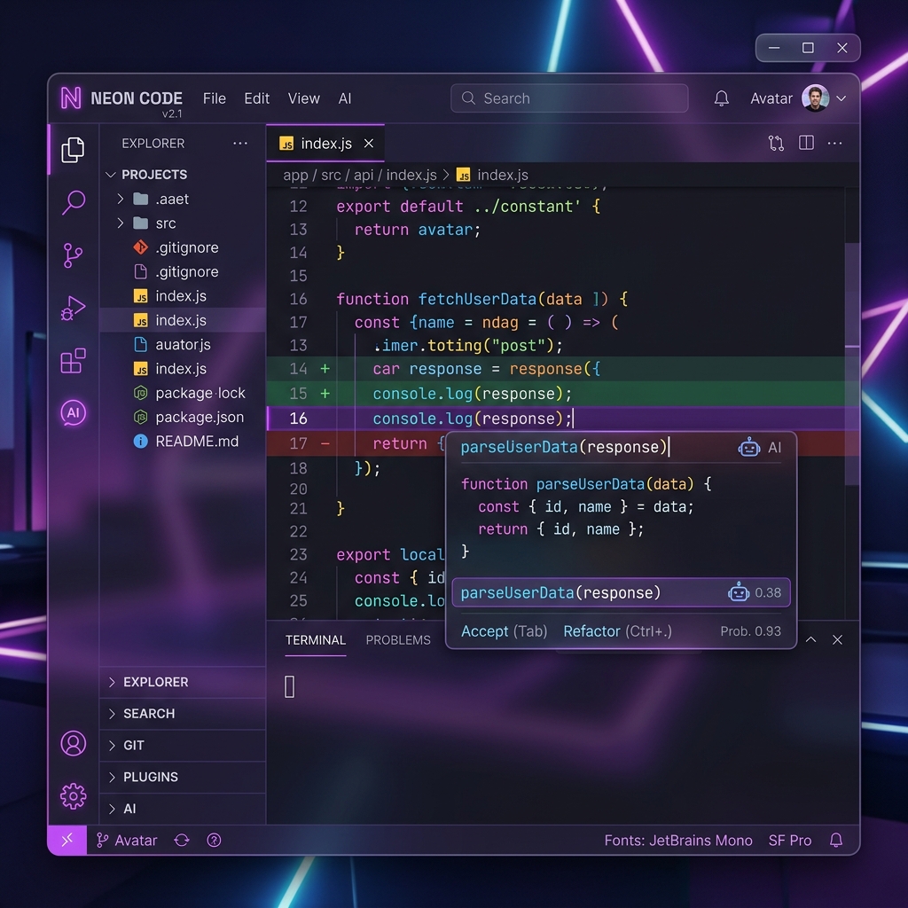 QuantumCode AI IDE Assistant